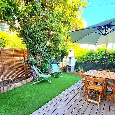 T2 Renove Jardin Et Parking شقة